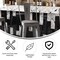 Flash Furniture Clear Coat Metal Bar Stool & Gray Poly Seat XU-DG-TP001B-30-PL1G-GG - alternate 7